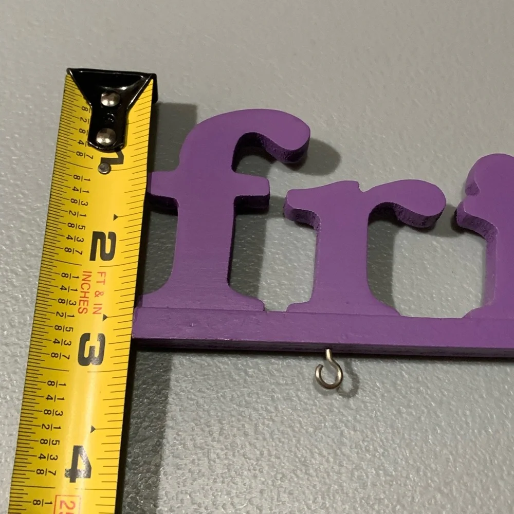 Charming Purple Friends Wall Hook Decor